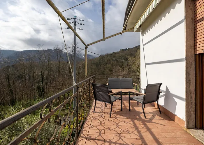 6 Guests Near Cinque Terre In Nature Balcony Valley View Shared Pool Hiking Trails Apartment